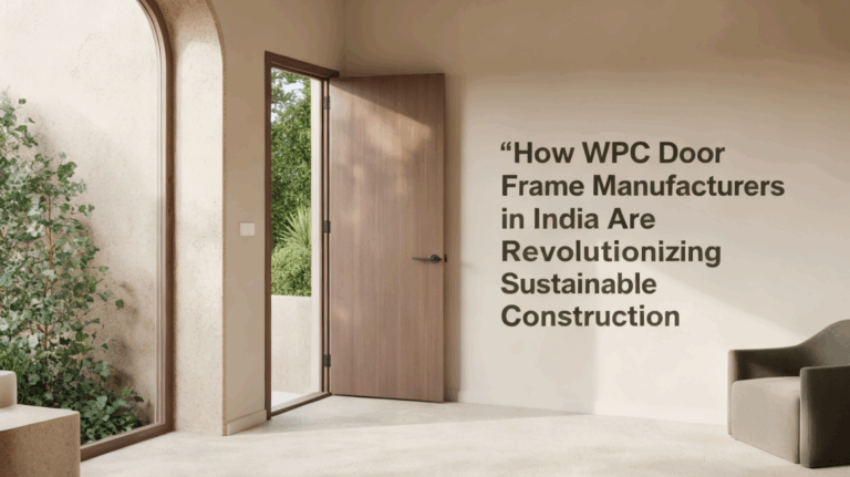 How WPC Door Frame Manufacturers in India Are Revolutionizing ...